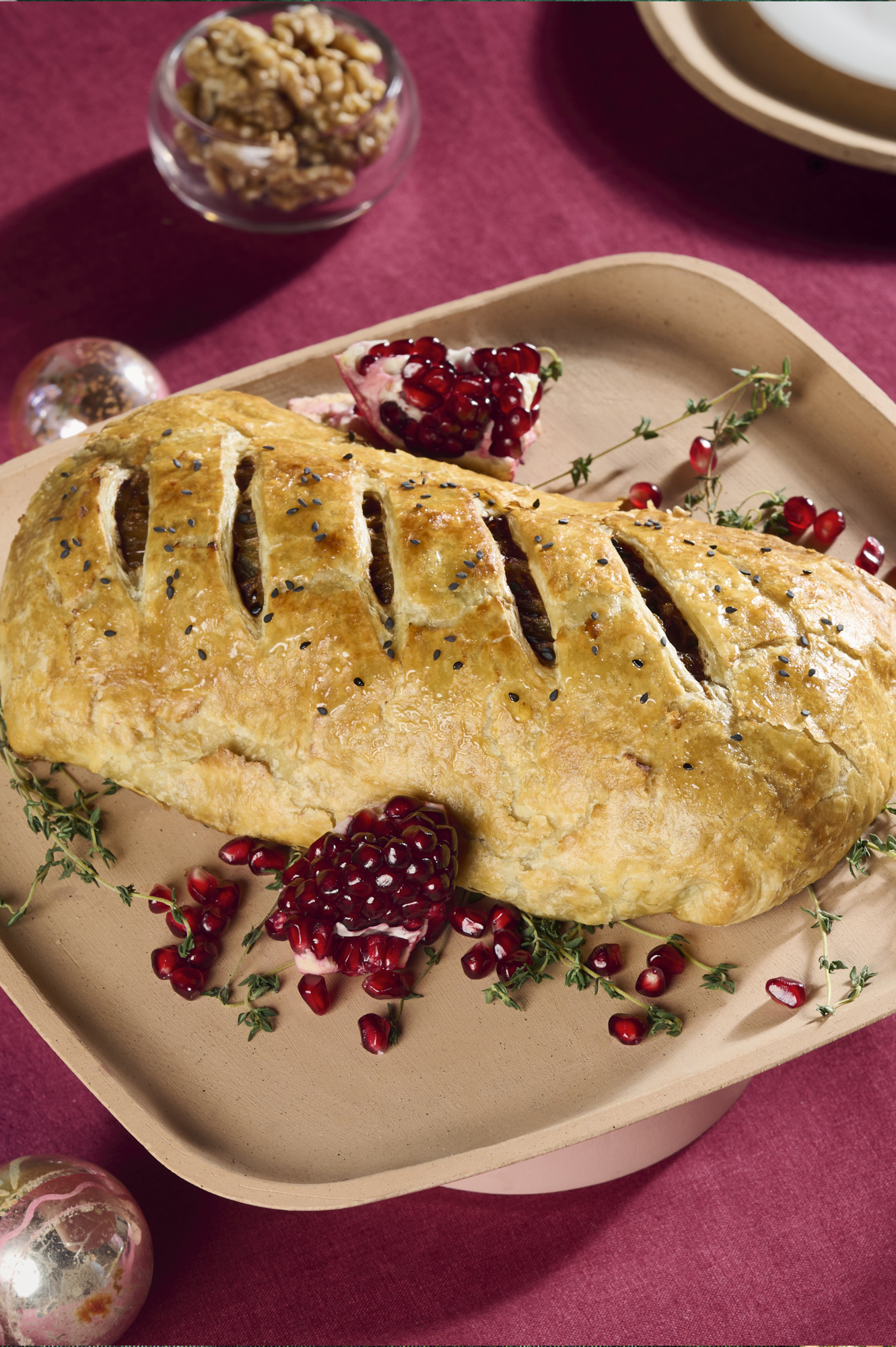 Walnut and Miso Mushroom Wellington