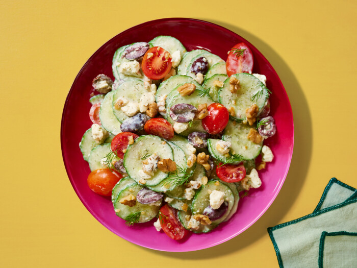 Crunchy Cucumber Dill Salad