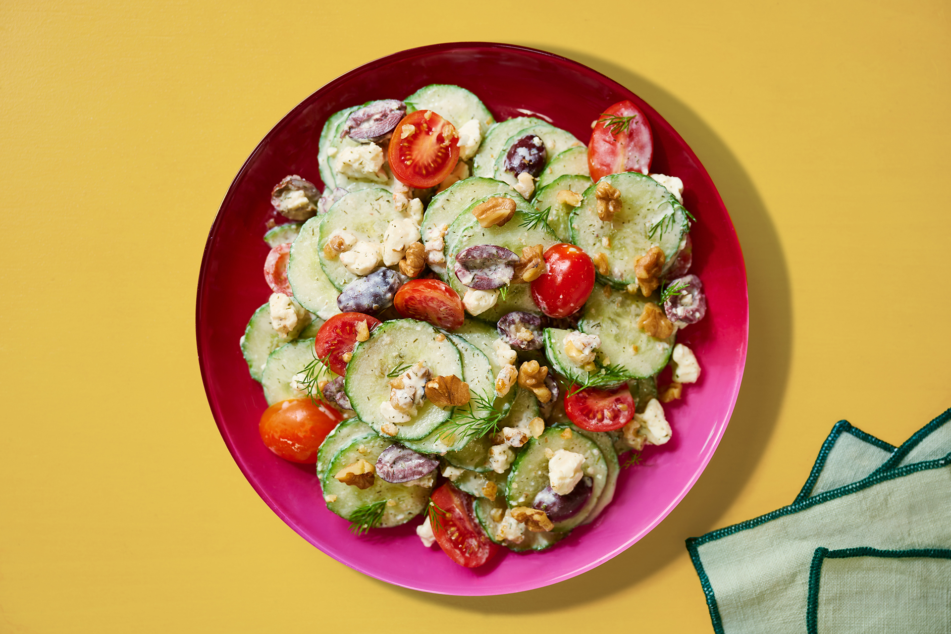 Crunchy Cucumber Dill Salad