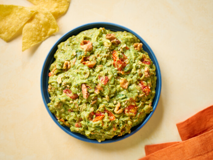 Walnut and Roasted Tomato Guacamole