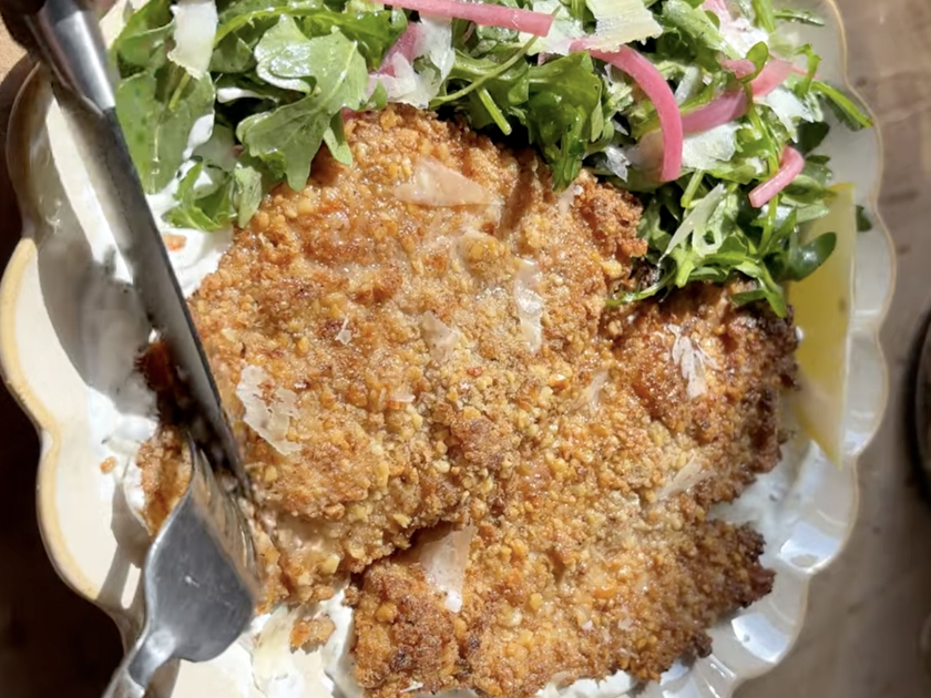 Gillie Houston’s Walnut Crusted Chicken Cutlets