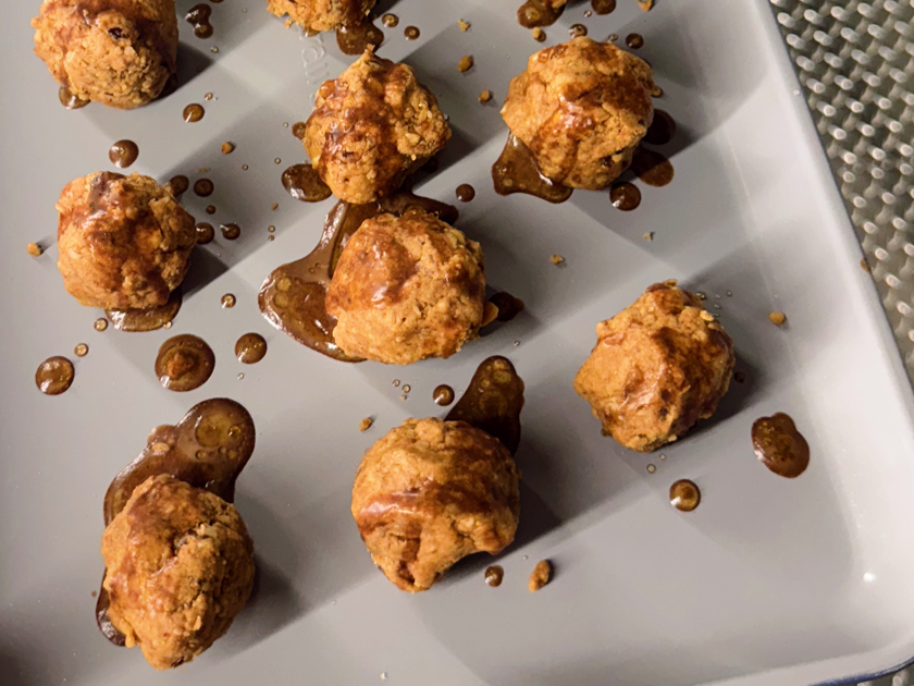 Earthy Jane's Walnut Cinnamon Protein Bites