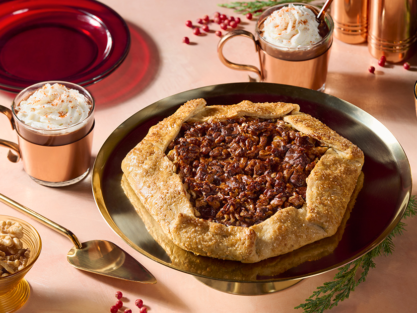 Mexican Hot Chocolate Walnut Galette