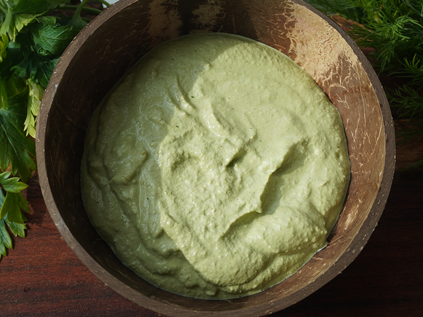 Creamy Walnut Green Goddess Sauce