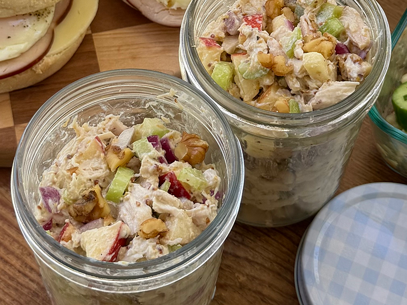Honey Mustard Walnut Chicken Salad