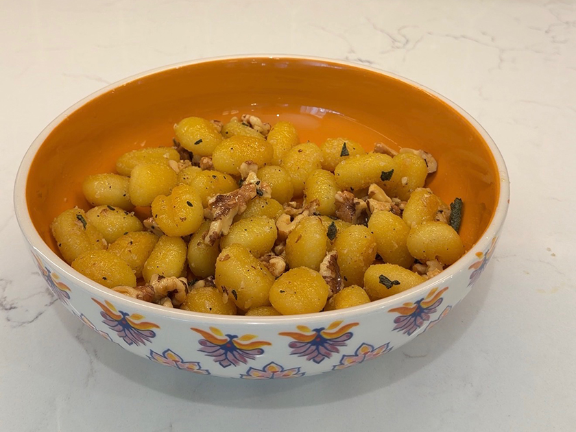 Brown Butter Walnut Gnocchi