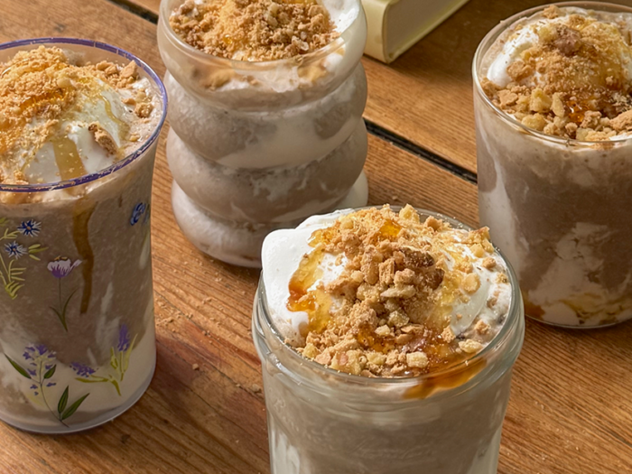 Banana Walnut Cream Protein Shake