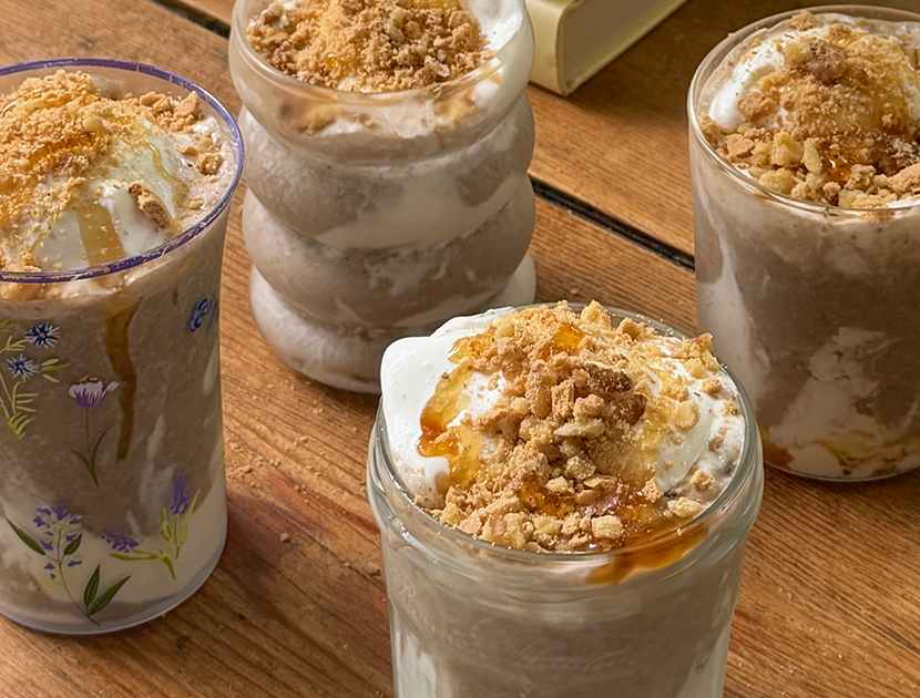 Banana Walnut Cream Protein Shake
